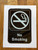 NO SMOKING Restaurant Commercial Sign
