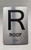 FLOOR R ROOF Safety Sign