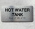 HOT WATER TANK BRAILLE SIGN