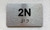 APT# 2N SILVER Compliance Sign