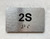 APT# 2S SILVER Hpd Sign