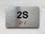 APT# 2S SILVER Compliance Sign
