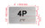 APT# 4P SILVER Ada Sign
