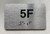 APT# 5F SILVER Safety Sign