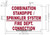 Combination Standpipe Sprinkler System FIRE Department Connection Hpd Sign