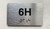 APT# 6H SILVER Ada Sign