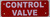 Control Valve   Fire Department Sign