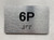 APT# 6P SILVER Ada Sign
