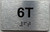 APT# 6T SILVER Sign