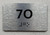 APT# 7O SILVER Sign