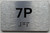 APT# 7P SILVER Sign