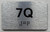 APT# 7Q SILVER Sign