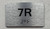APT# 7R SILVER Ada Sign