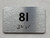 APT# 8I SILVER Compliance Sign