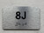 APT# 8J SILVER Compliance Sign