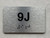 APT# 9J SILVER Ada Sign