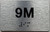 APT# 9M SILVER Sign
