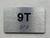 APT# 9T SILVER Compliance Sign