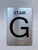 STAIR G Compliance Sign
