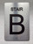 STAIR B Hpd Sign