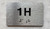 APT# 1H Ada Sign
