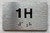 APT# 1H Safety Sign