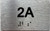 APT# 2A Sign