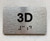 APT# 3D Compliance Sign