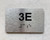 APT# 3E Safety Sign
