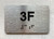 APT# 3F Compliance Sign