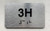 APT# 3H Hpd Sign