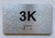 APT# 3K Ada Sign
