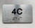 APT# 4C Ada Sign
