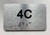 APT# 4C Safety Sign