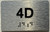 APT# 2F Sign