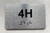 APT# 4H Safety Sign