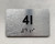 APT# 4I Ada Sign