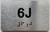 APT# 6J Sign