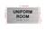 The Uniform Room Hpd Sign