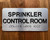 The Sprinkler Control Room Compliance Sign