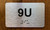Apartment Number 9U Safety Sign