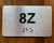 Apartment Number 8Z Ada Sign