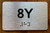 Apartment Number 8X Safety Sign