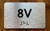 Apartment Number 8V Ada Sign