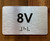 Apartment Number 8V Safety Sign