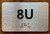 Apartment Number 8U Compliance Sign