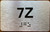 Apartment Number 7Z Sign