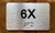 Apartment number 6X Compliance Sign