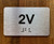 Apartment Number 2V Compliance Sign