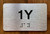 Apartment Number 1Y Safety Sign